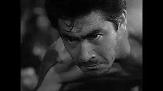 三船 敏郎 Toshiro MIFUNE _ Sumo scene _ Life of a horse trader, 1951.