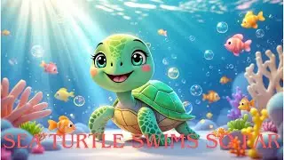 Sea Turtle Swims So Far 🐢🌊 | Fun Kids Song About Ocean Animals | Children&rsquo;s Music