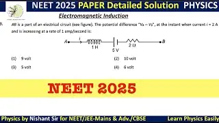 AB is a part of an electrical circuit (see figure). The potential difference 