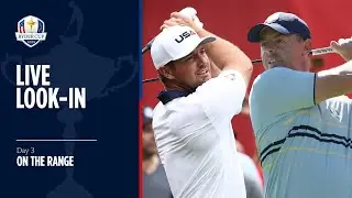 LIVE | Range Show | Bethpage Black | Day 3 | 2025 Ryder Cup