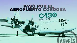 Espect&aacute;culo a&eacute;reo: el C-130 de la Fuerza A&eacute;rea Argentina en C&oacute;rdoba