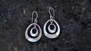 Bali Silver Jewelry Wholesale Manufacturer Shell Earrings