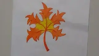 Autumn Leaf Drawing /Rabia's Drawing And Art