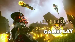 SPELLBREAK (Battlemage Battle Royale) Multiplayer Gameplay - ALL Abilities Combinations Test Arena