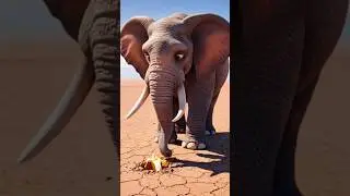 A Banana Peel Changed the Desert 😲🍌 | AI Short Story #shorts #ai  #ytshorts #shortvideo #animation