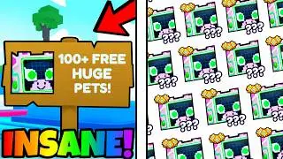 *NEW* This OP GLITCH Gives 100+ HUGE PETS Every DAY in Pet Simulator 99... (Roblox)