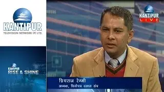 Priya Raj Regmi interview in Rise & Shine on Kantipur Television