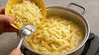 Boil pasta in milk &mdash; the result will amaze you! Nobody knows this trick! Easy & delicious