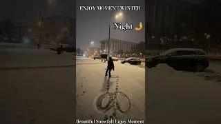 Snowfall Enjoying Moments Live Snowfall at Kashmir 🥶 #shortvideo #snowfall #kashmirtourism #shorts