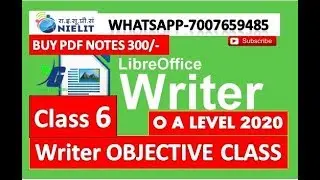 Libreoffice O level SHORT KEYS AND EXTENSION OBJECTIVE M1-R5 july 2020