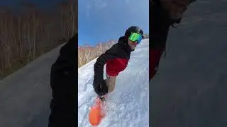 Yamaboku wild snow park Japanuary 2026 #snowboarding #japan #snowboard