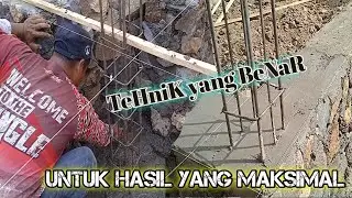Cara memasang besi cakar ayam pondasi