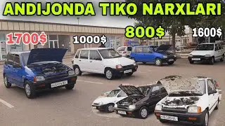 28 OKTABR ANDIJON MASHINA BOZORIDA  1000$ LIK TIKOLAR  METANI VA PROPANI BORIDAN