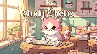 Study & Relax🌸 | Pomodoro 25min Focus 🍅  ❘ Lo-fi Cafe Music ( 1 Hour )