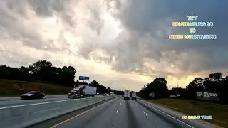 SPARTANBURG SC DRIVING TOUR VIA I85 TO KINGS MOUNTAIN NORTH CAROLINA - 4K VIDEO - JULY 2022