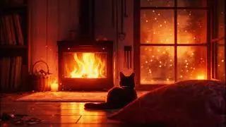 Warm Firelight &mdash; Cozy Lofi for Relax, Study and Sleep