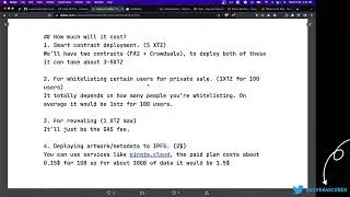 How much will it cost to launch NFT collection on Tezos | #tezos