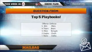 Madden 15 - Top 5 Offense and Defensive Playbooks