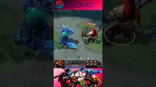 Tidehunter 1 vs 1 Mars  Dota 2