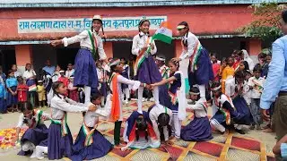 15 Aug Program | Independence Day 2024 | Pyramid | Middle school kritpura, Rajapatti | Gopalganj