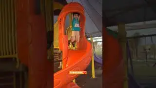 Orange slide 🧡😍 #shorts