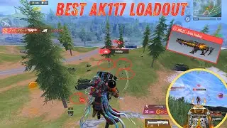 Solo vs Squad With AK117 and SMRS COMBO 🔥 || AK117 Best Loadout in BR 