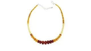 Jay King Multicolor Amber Bead 18