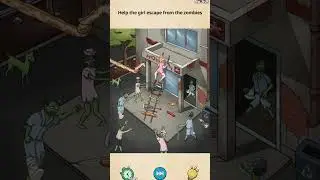 Help the girl escape from the zombies | #games #gaming #gameplay #creepy #puzzle #zombie #horror
