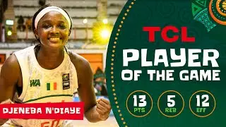 Djeneba N'Diaye (13 PTS) leads well-rounded Mali 🇲🇱 effort vs. SSD 🇸🇸 at #AfroBasketWomen 2025!