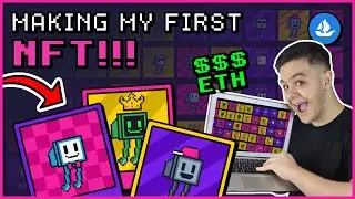 My First NFT Collection Using Open Sea In 24 HOURS!!!
