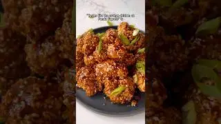 &laquo;На вкус как курица в Panda Express&raquo;. Хрустящая липкая цветная капуста с кунжутом для лёгкого #уж...