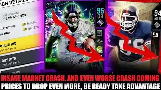 INSANE MARKET CRASH FROM BLITZ OFFERS! MARKET WILL CRASH MORE! BE READY! | MADDEN 20 ULTIMATE TEAM