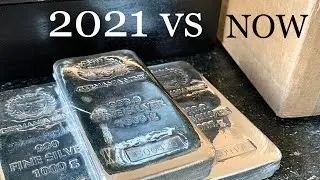 Silver Bought Last Year vs NOW, Price Comparison.  WOW!