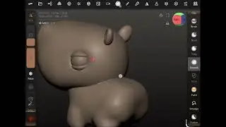 Sculpting Capybara | Nomad Sculpt