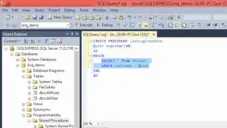 LINQ to SQL Tutorial 3 - Stored Procedures