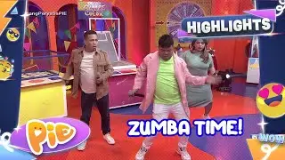 Eric at Zendee nag enjoy sa pa-zumba ng ating katropie! | PIE Channel