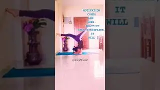 Headstand to Forearms Balance Strength Flexibility 🔥💪#shorts #trending #yoga #monafitnesst