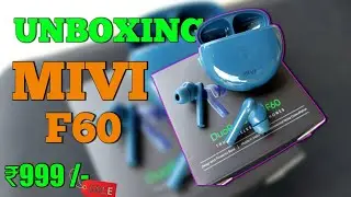 Unbox Mivi F60 Duopod 50+ Hrs Playback Wireless Earbuds || Mivi Duopod F60 || Tech DY