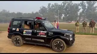 Ghaziabad civil defence 19-01-2026 Harsha police lines 26 January ki parade ki real karte hue