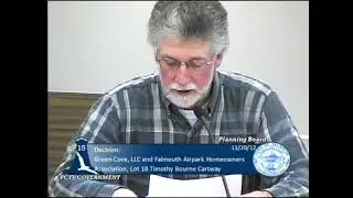 Falmouth Planning Board November 20, 2012