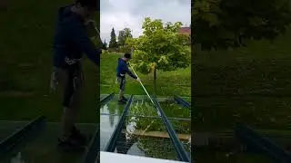 #glass #roof #cleaning #skills #satisfying #job #windowcleaning #windows #clean #friday #viral