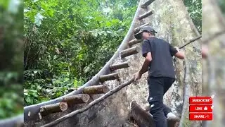 How to Build a Tree House Step by Step | Simple Survival Tree Shelter #survival #funnyman #sehar 