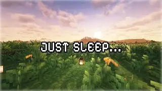 Minecraft Flower Field Ambience | Peaceful Grassy Meadow Sounds for Sleep & Relaxation [1 HOUR]