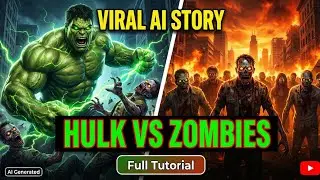 How to Create Viral AI Story Videos | Hulk vs Zombies AI Video Tutorial | Make Consistent AI Videos