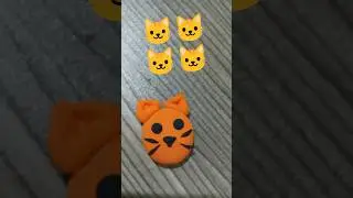easy make clay Cat face 🐱🐱