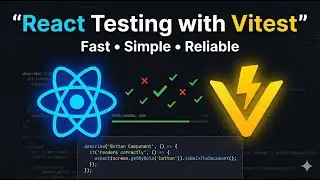 Тестирование React стало проще 🧪 | Vitest: объяснение для начинающих и профессионалов 🚀