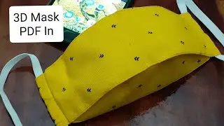 Fabric Mask making /3D PDF pattern download EMODE