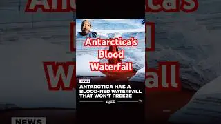 There&rsquo;s a waterfall/river in Antarctica that&rsquo;s running blood red and never freezes 🤯#science #stem