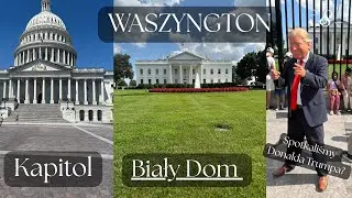 Czy spotkaliśmy prezydenta Donalda Trumpa ? Zwiedzanie Waszyngtonu – Kapitol 🏛, Biały Dom🏰 #8