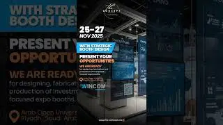 🚀 Strategic booth design meets investment opportunity. #saudiarabia #riyadhevents #eventplanner